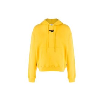 Off-White Hommes Imprimé Logo Jaune
