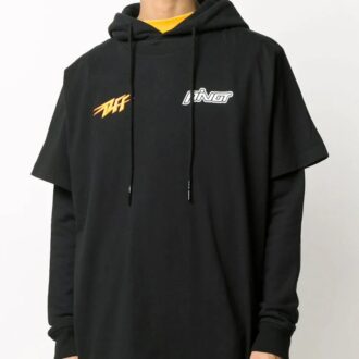 Off-White Hommes Imprimé logo Noir