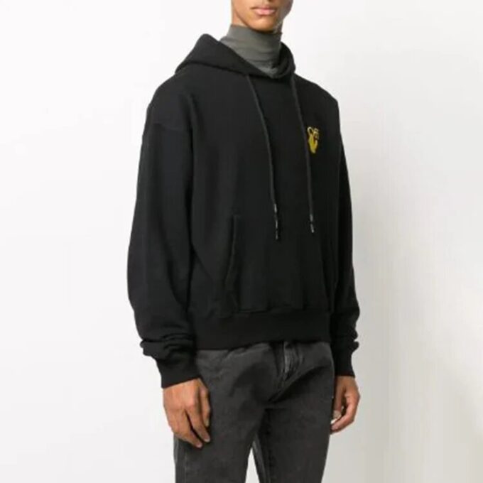 Off-White Hommes Imprimé Logo Noir