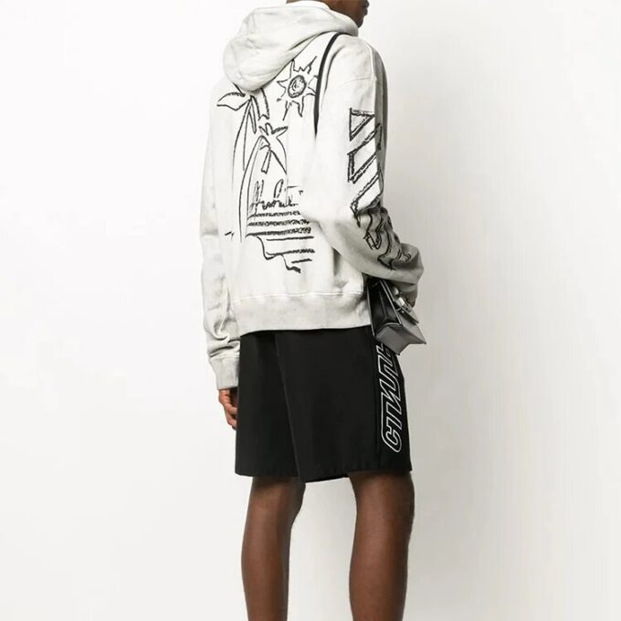 Off-White Hommes Imprimé Motif Blanc