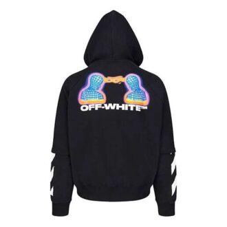 Off-White Hommes Imprimé Personnage Noir