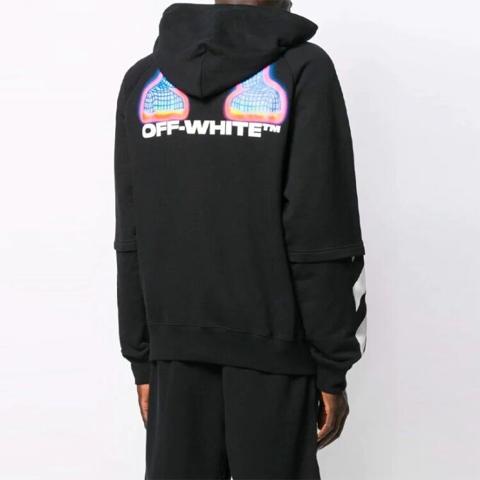 Off-White Hommes Imprimé Personnage Noir