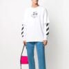 Off-White Hommes Imprimé Sportif Blanc