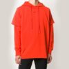 Off-White Hommes Logo Arrow Orange Rouge
