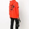 Off-White Hommes Logo Arrow Orange Rouge