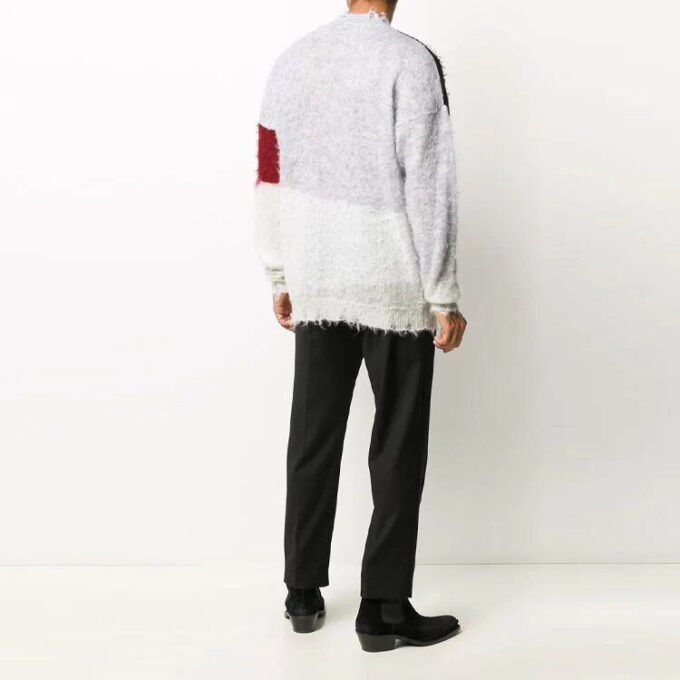 Off-White Hommes Logo Colorblock Version standard Gris