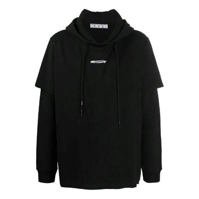Off-White Hommes logo Noir