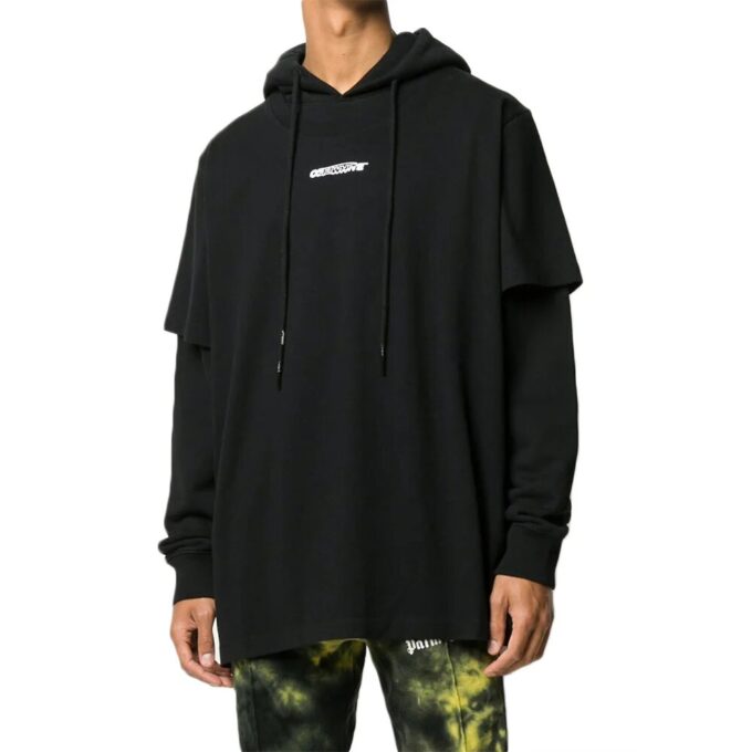 Off-White Hommes logo Noir