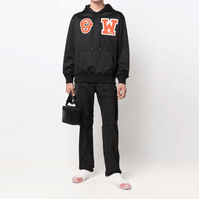 Off-White Hommes Logo Noir