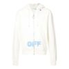 Off-White Hommes Logo Zipper Blanc