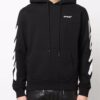 Off-White Hommes Motif imprimé couleur unie Noir