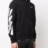 Off-White Hommes Motif imprimé couleur unie Noir