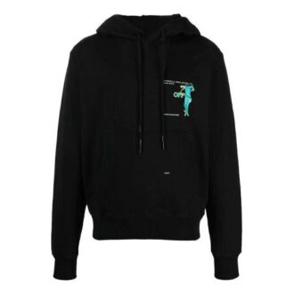 Off-White Hommes SS21 Imprimé Coupe ample Noir