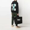 Off-White Hommes SS21 Imprimé Coupe ample Noir