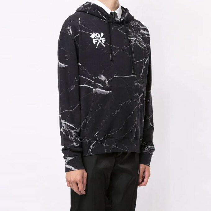 Off-White Hommes SS21 Imprimé grand format Noir