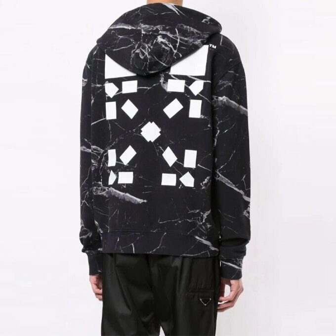 Off-White Hommes SS21 Imprimé grand format Noir