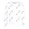 Off-White Hommes SS21 Imprimé grand logo Blanc