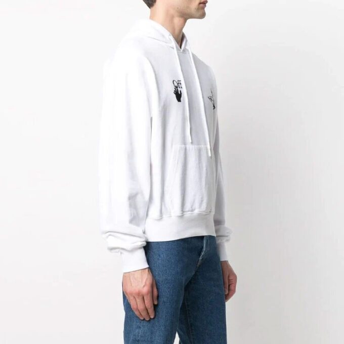 Off-White Hommes SS21 Imprimé Logo Blanc
