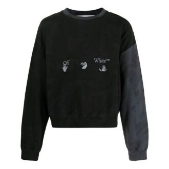 Off-White Hommes SS21 Imprimé Logo Noir