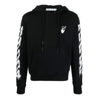 Off-White Hommes SS21 Imprimé Logo Noir