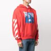 Off-White Hommes SS21 Imprimé photo Mona Lisa Rouge