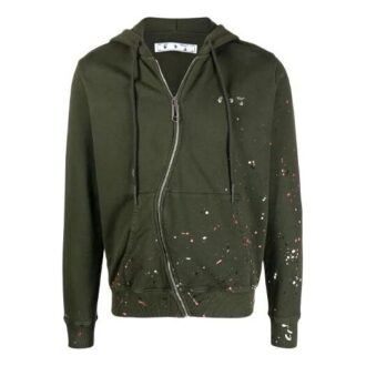 Off-White Hommes SS21 Imprimé Vert