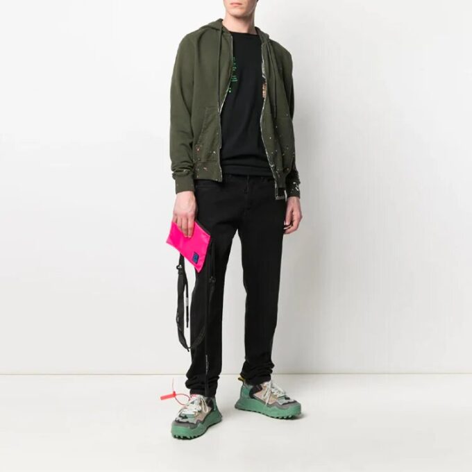 Off-White Hommes SS21 Imprimé Vert