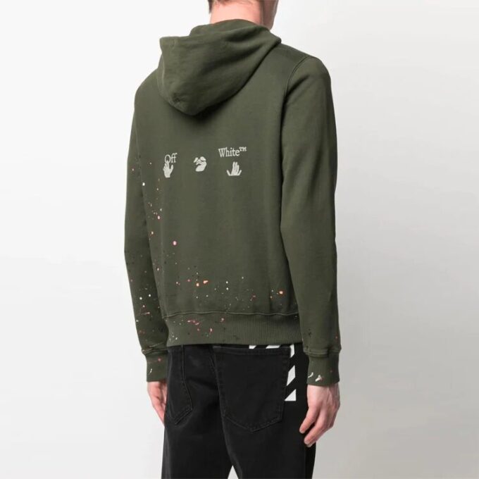 Off-White Hommes SS21 Imprimé Vert