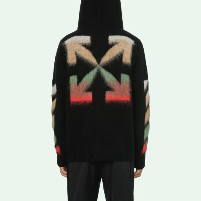 Off-White Hommes SS21 Suède Rayé Noir
