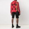Off-White Hommes SS21 Twill Imprimé Logo Coupe ample Rouge