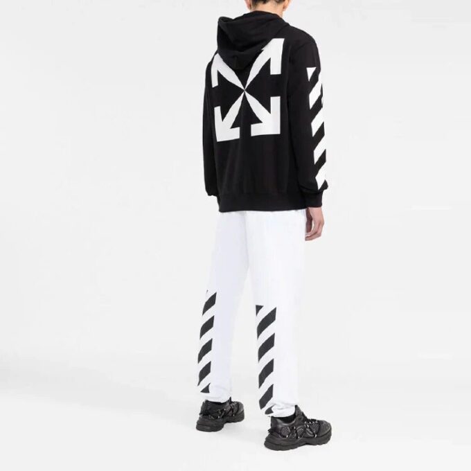 Off-White Hommes SS22 Imprimé Arrows Coupe ample Automne Noir