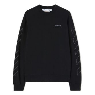 Off-White Hommes SS22 Imprimé Col rond Noir