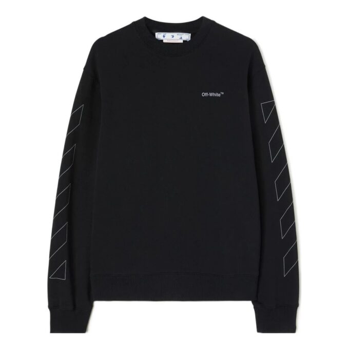Off-White Hommes SS22 Imprimé Col rond Noir