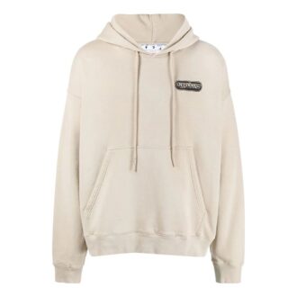Off-White Hommes SS22 Imprimé Logo Coupe ample Beige