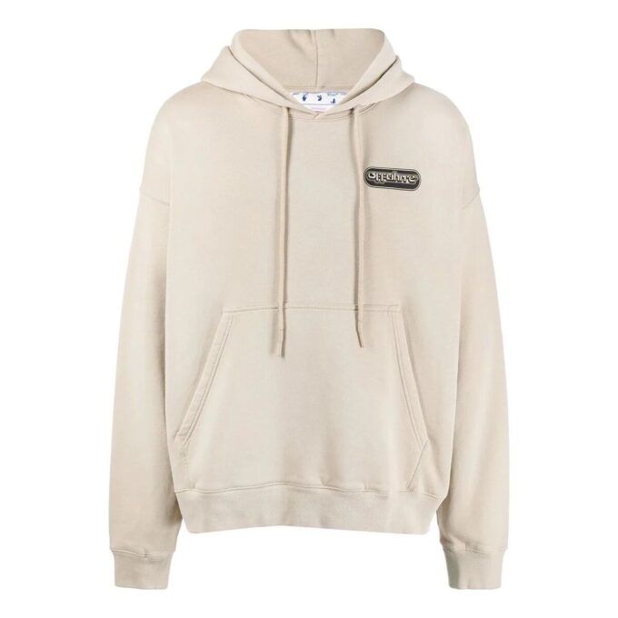 Off-White Hommes SS22 Imprimé Logo Coupe ample Beige