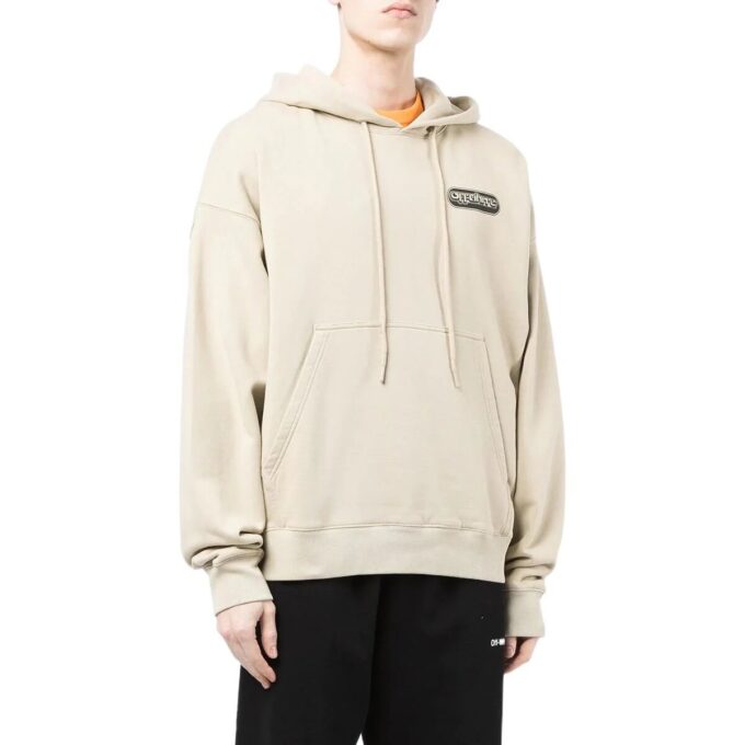 Off-White Hommes SS22 Imprimé Logo Coupe ample Beige