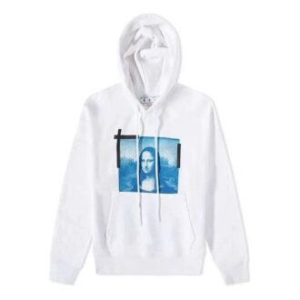 Off-White Hommes SS22 Imprimé Mona Lisa Blanc