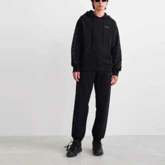 Off-White Hommes SS22 Logo Coupe ample Noir