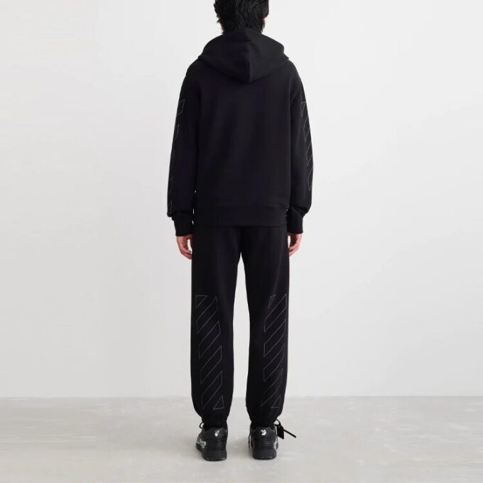 Off-White Hommes SS22 Logo Coupe ample Noir
