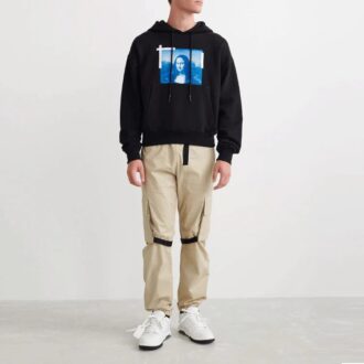 Off-White Hommes SS22 Peinture de la Mona Lisa Noir