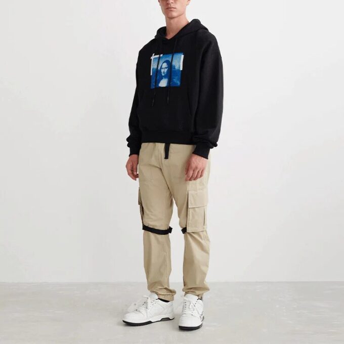Off-White Hommes SS22 Peinture de la Mona Lisa Noir