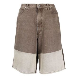 Off-White Hommes SS22 Short en denim décontracté à taille haute et blocs de couleur