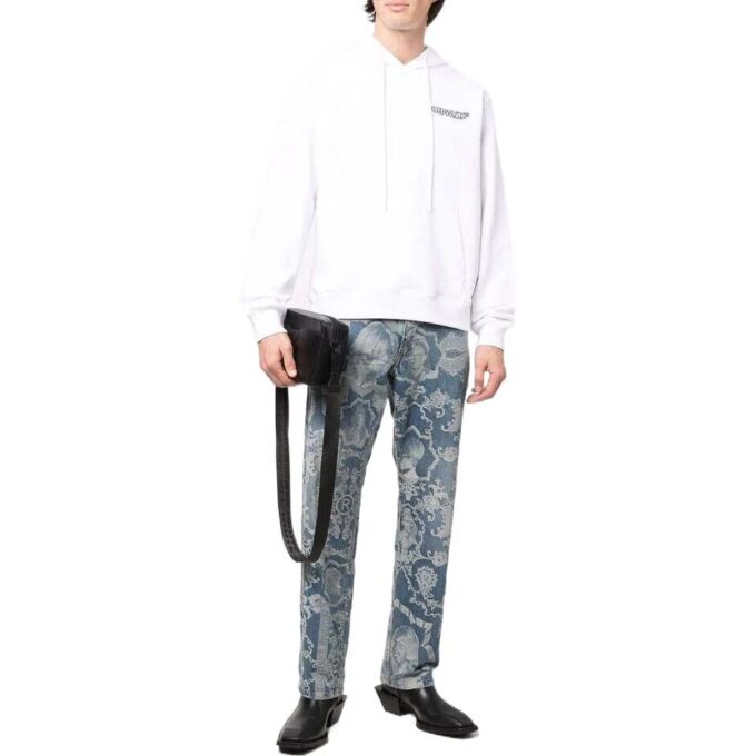 Off-White Hommes SS22 Unie Imprimé Logo Blanc
