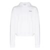 Off-White Hommes SS22 Version à manches longues unie et décontractée, blanc