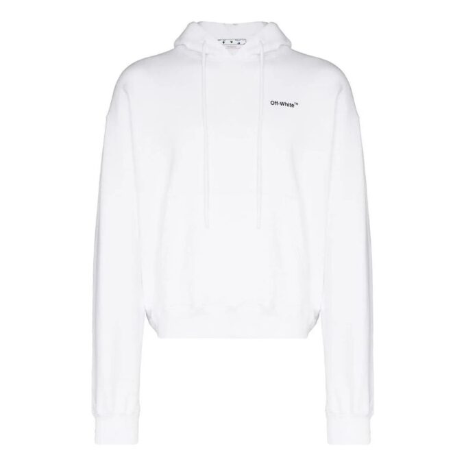 Off-White Hommes SS22 Version à manches longues unie et décontractée, blanc