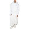Off-White Hommes SS22 Version à manches longues unie et décontractée, blanc