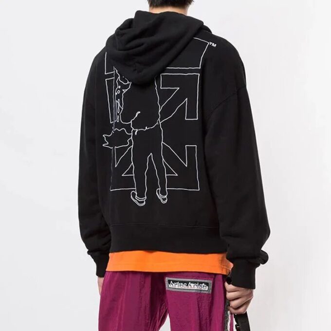 Off-White Hommes Workers Logo Noir