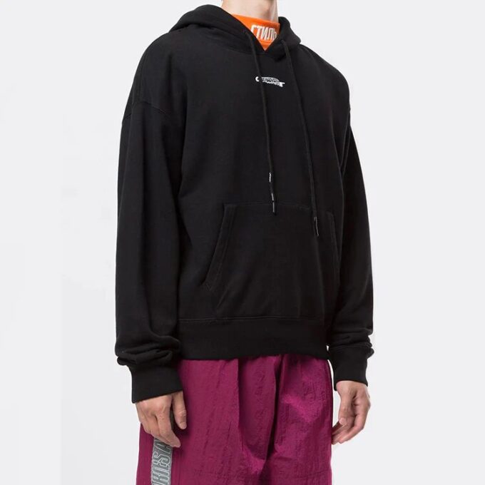 Off-White Hommes Workers Logo Noir