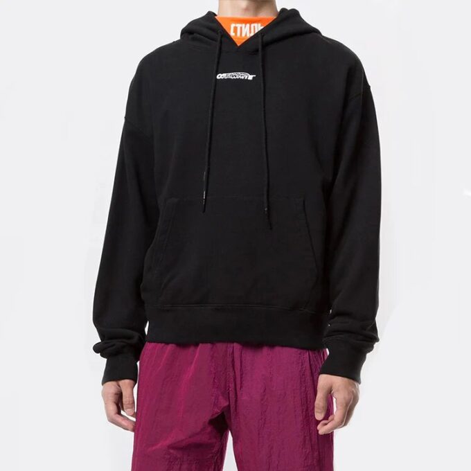 Off-White Hommes Workers Logo Noir