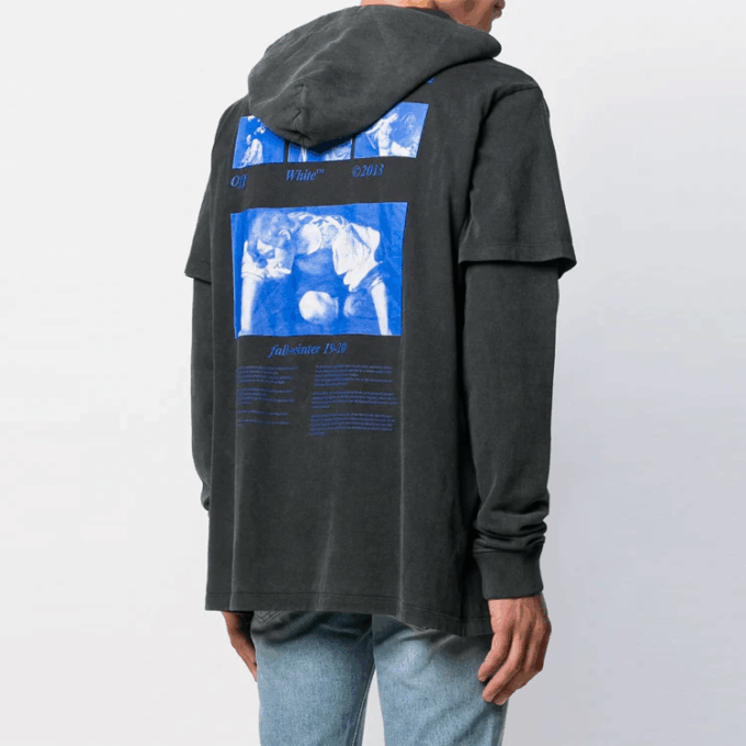 Off-White Imprimé pour homme Noir